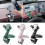 (Black) Sturdy Cell Phone Holder for Car Universal Fit GPS Mount One-hand Operate 2