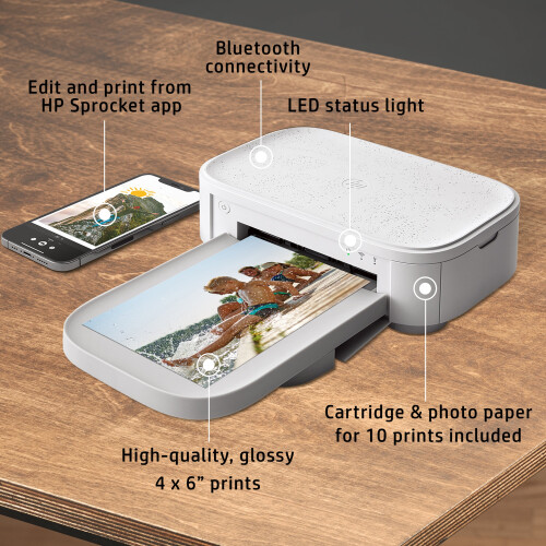 HP HP Sprocket Studio Plus Bluetooth Instant Printer 2
