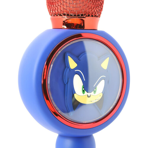 OTL Sonic The Hedgehog Karaoke Microphone and Wireless Speaker with LED Lights 1