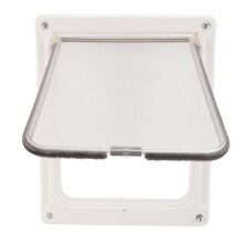 Noiseless 2-Way Pet Flap Door Small 34x28x4cm Plastic