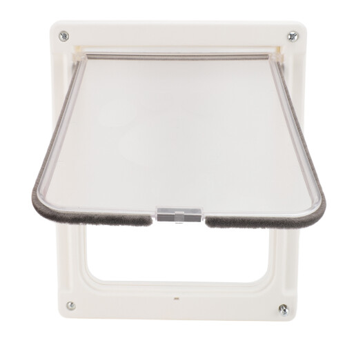 Noiseless 2-Way Pet Flap Door Small 34x28x4cm Plastic
