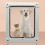 Noiseless 2-Way Pet Flap Door Small 34x28x4cm Plastic 8
