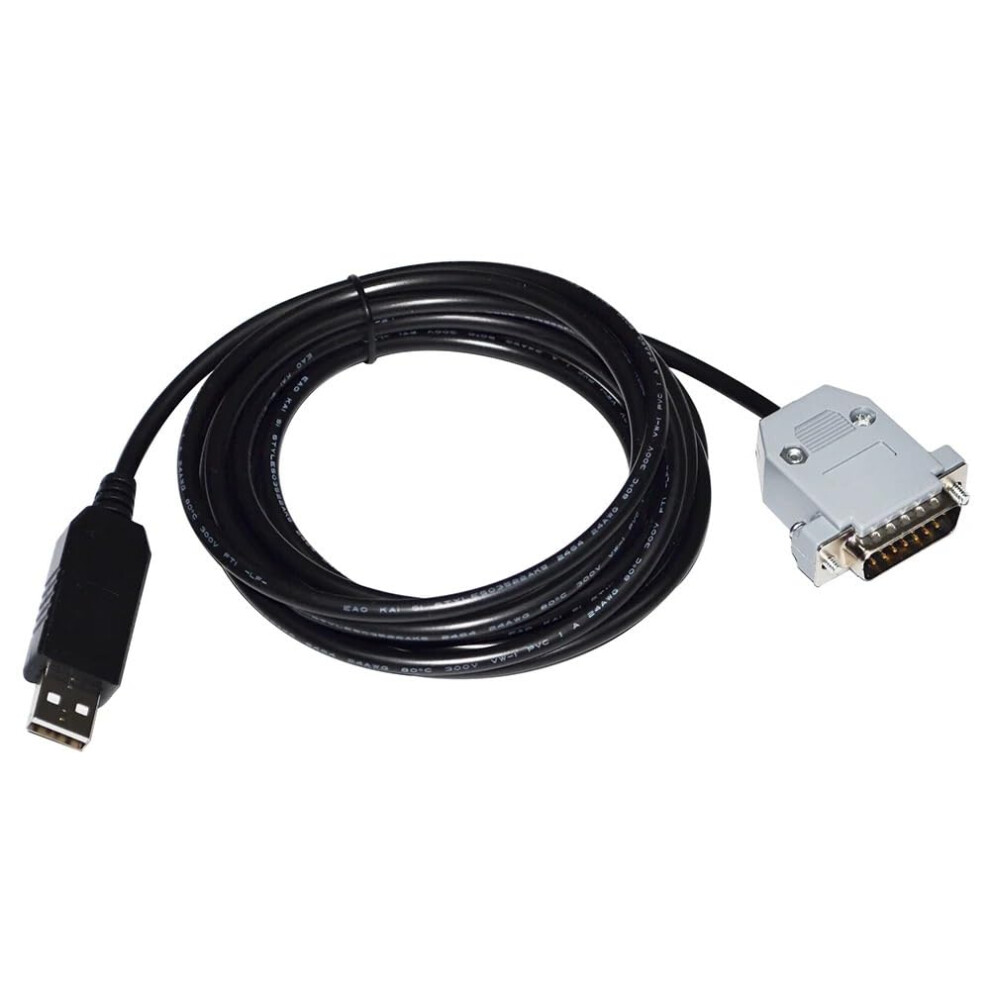 Usb To D-Sub 15 Pin Db15 Male Rs232 Converter Serial Communication Cable(3 Metres) 448763353269