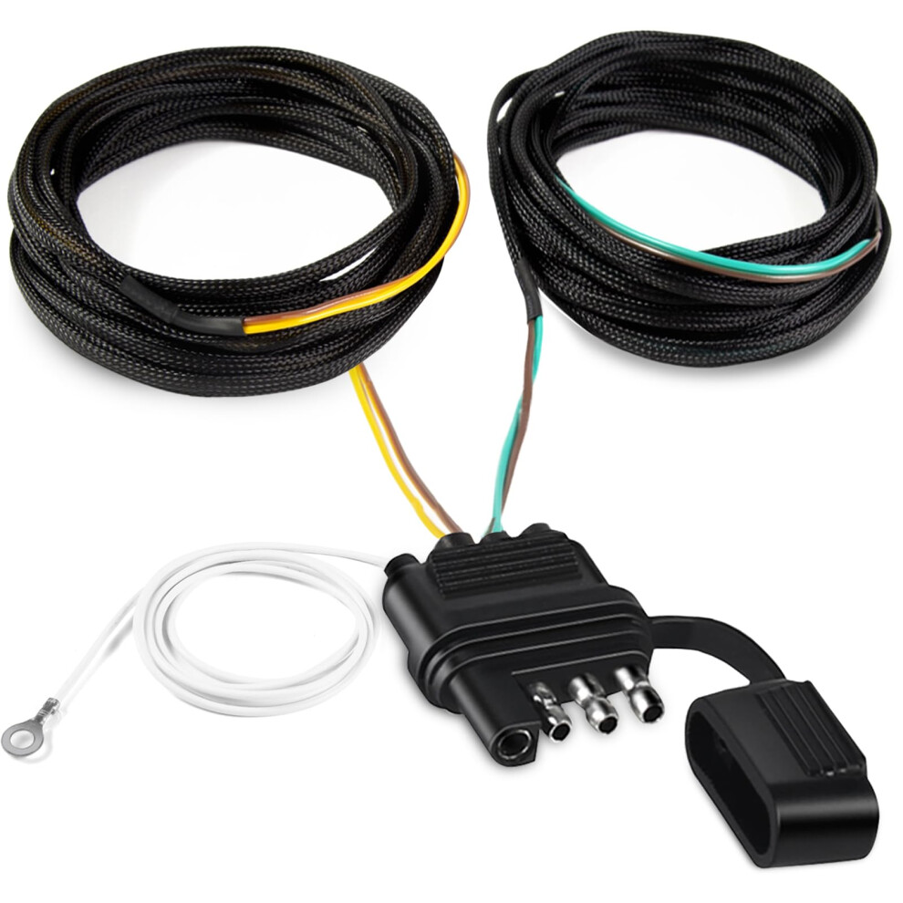 1 Harness Trailer Wiring Harness Protected By Nylon Net Tube For Trailer Tail Rewiring 22Ft Refï¼Meb Light 448763356284