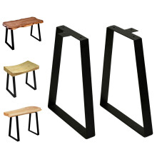 2 Set Tall Trapezoid Metal Table Legs for Furniture Coffee Table Legs 16'' Ref:PDa
