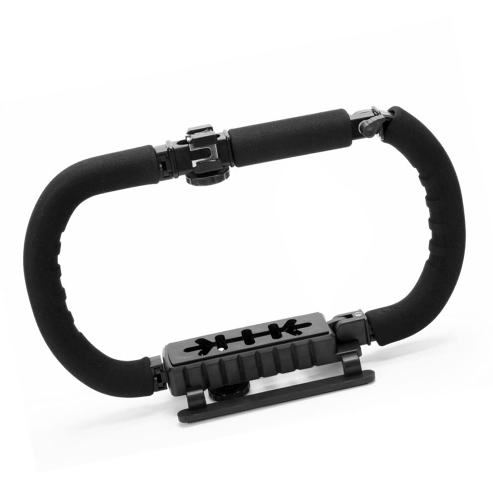 Auto Parts,Video Action Stabilizing Handle Grip C Shaped Handheld Sponge Camera Stabilization Frame 354398629832