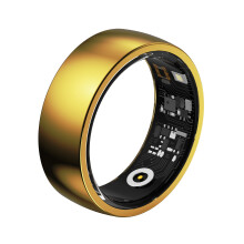 REVO Smart Ring - Fitness Ring Health Tracker - Sleep Tracking - Heart Rate Monitor - IP68 - 400mah Docking Station Powerbank - Gold (10)
