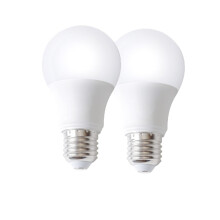 6W-E27 Pure White LED Bulbs (2 pieces)