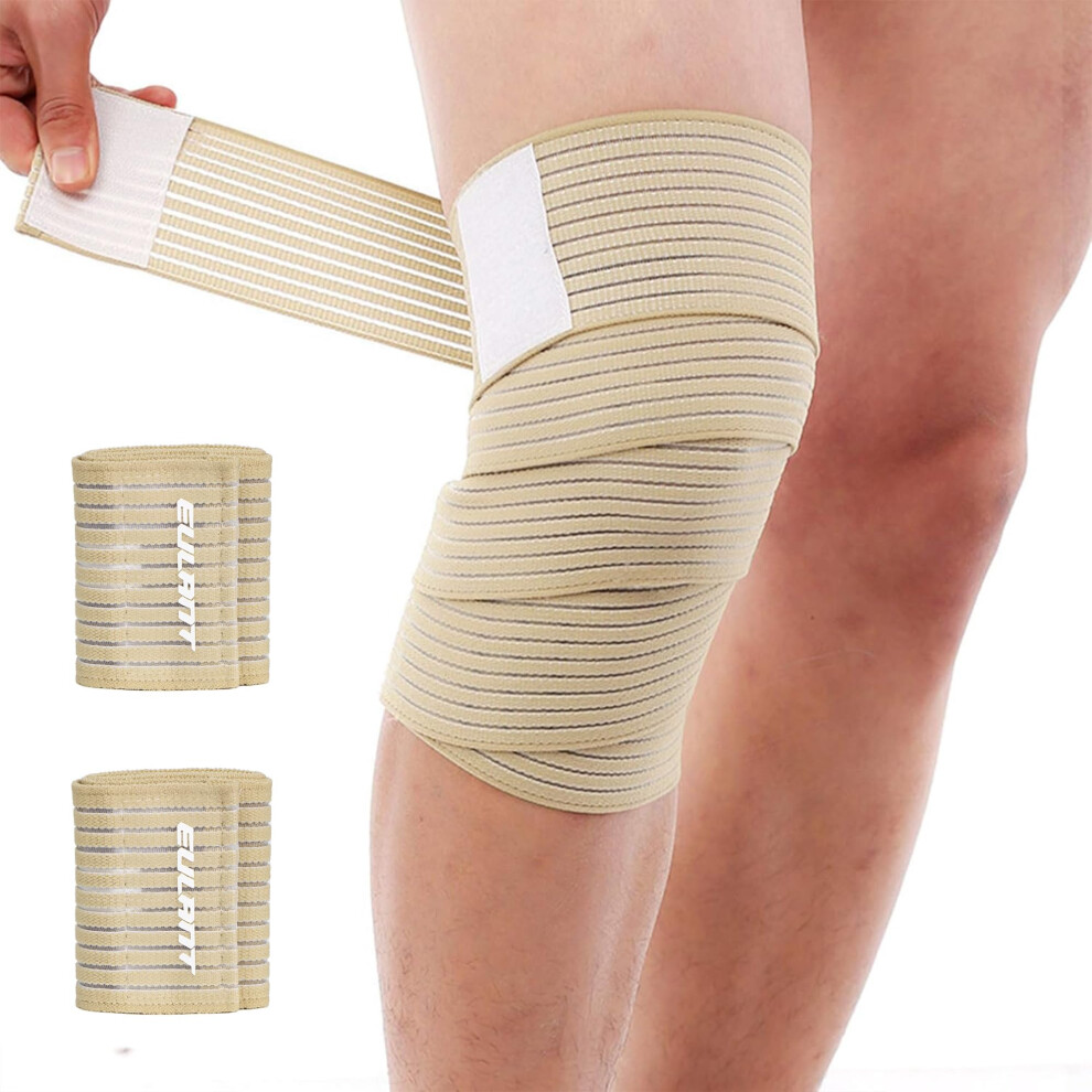 Elastic Knee Support Bandage, Knee Compression Strap, Ankle Support Brace for Men and Women