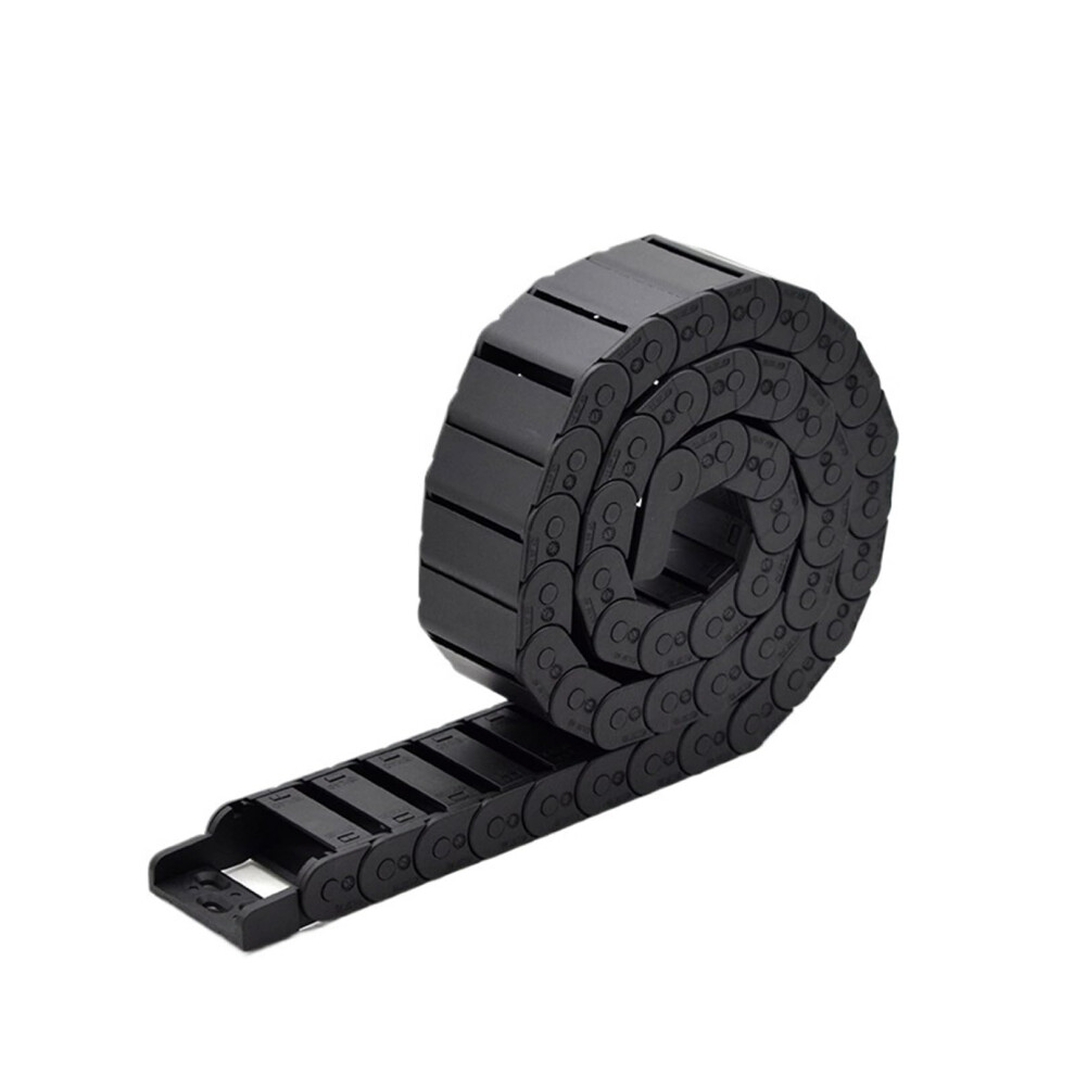 Drag Chain Cable Cable Chain Semienclosed 15 20 30 40 50Mm Wire Transmission Carrier Plastic Drag Towline 856834609953