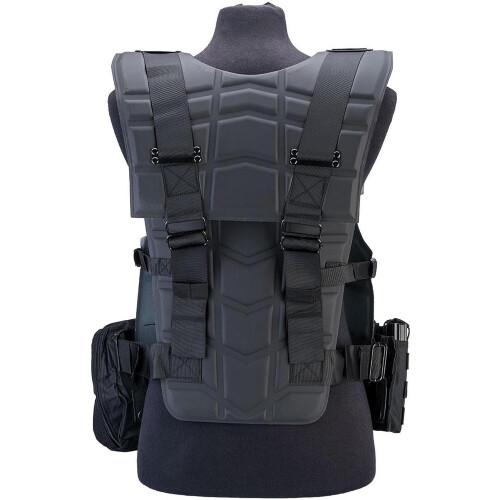 Airsoft  Matrix Defender Low Profile Tactical Vest (Color: Black) 2