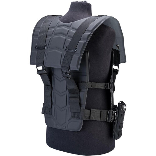 Airsoft  Matrix Defender Low Profile Tactical Vest (Color: Black) 1