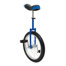 18 Inch Unicycle, 28.74'33.46' Height Adjustable Wheel Outdoor Unicycle with Alloy Rim