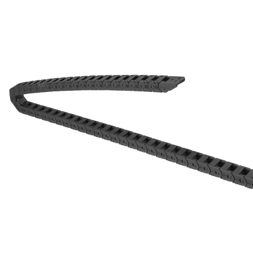 Drag Chain Cable Carrier Open Type With End Connectors R18 10X11mm 1 Meter Plastic For Electrical Cnc Router Machines 156016465392