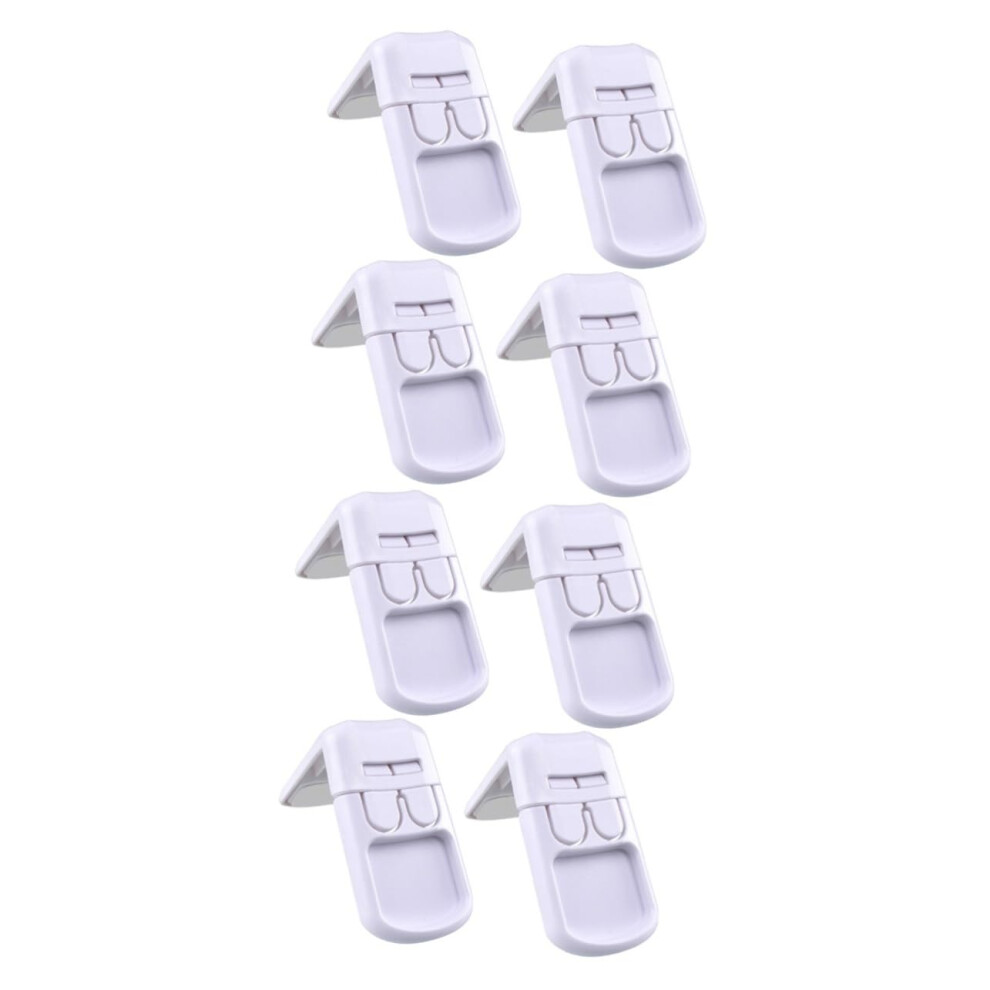 Refrigerator Child 8 Pcs Rectangular Lock Refrigerator Lock Childproof Locks Child Proof
