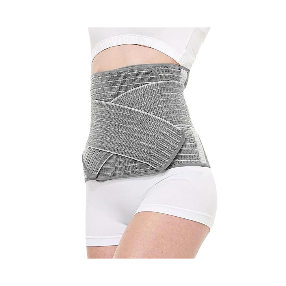 Mama Sue's Postpartum Recovery Belly Wrap Waistband or Post Surgical Adjustable Girdle, Great for Back Pain and Abdominal Compression (Small/Medium)-image-OPC-PHYS2JS-NEW