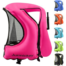 Snorkel Vest for Adults, Inflatable Snorkeling Vest for Men & Women, Swim Jacket & Buoyancy Vest for Snorkeling, Swimming, Kayaking, Boating