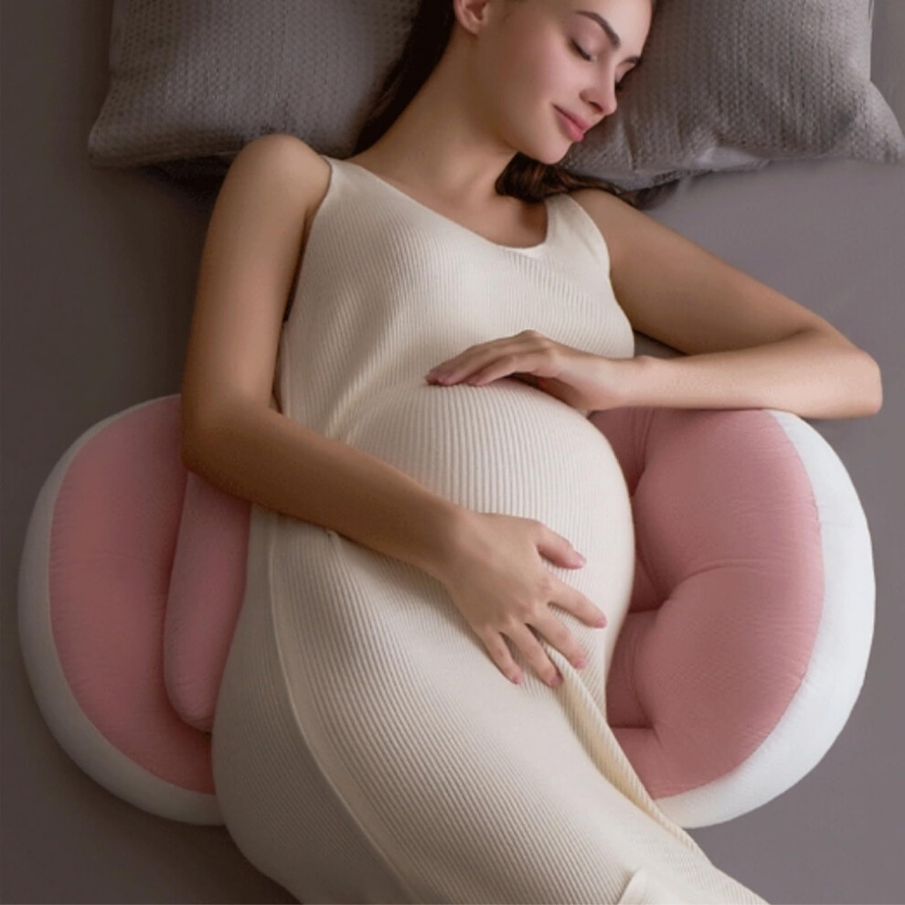 Pregnancy Pillow for Sleeping, Maternity Pillow for Pregnant Women, Relief Pain, Pink-image-OPC-PHYS78Q-NEW