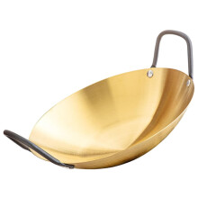 Thick Stainless Steel Skillet Frying Pan Wok Pan for Stove Cooking Utensils