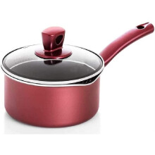 Wok Milk Pot MultiFunction Soup Pot Gas NonStick Metal Utensils with Lid Frying Pan Soup Pot Frying Pan