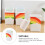 1pc Rainbow Trash Can, Plastic, Assorted Color, Convenient PressTop Lid, Suitable for Home and Office 2