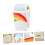 1pc Rainbow Trash Can, Plastic, Assorted Color, Convenient PressTop Lid, Suitable for Home and Office 5
