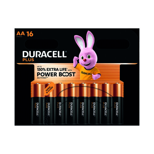 Duracell Duracell Plus Power Boost AA Batterien, LR6 - 16er Blister