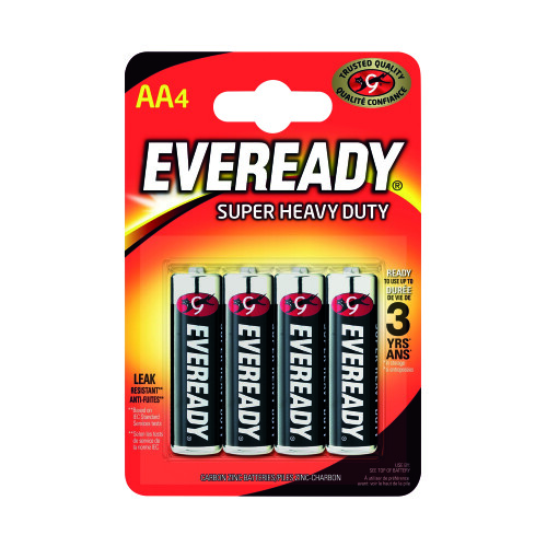 Eveready Eveready Super Heavy Duty AA Batteries (Pack of 4) R6B4UP