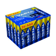 Varta VARTA Longlife Power AAA Cube Pack24 LR3 (AAA) Alkaline-Batterien 1,5 V 24 Stück