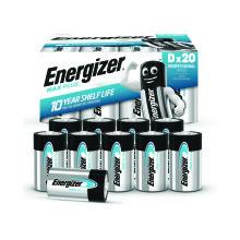 Energizer Max Plus D Alkaline Battery (Pack of 20) 423365