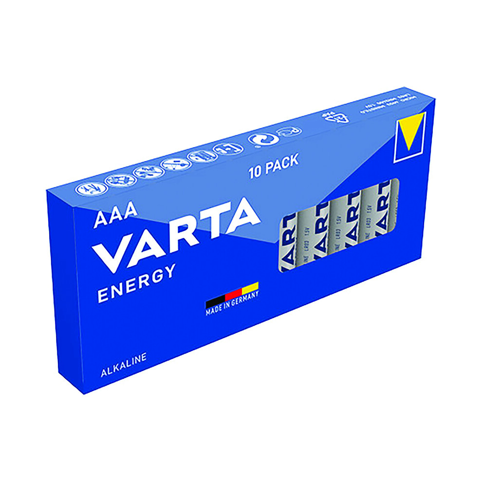 Varta Energy Aaa Batteries (Pack Of 10) 4103229410
