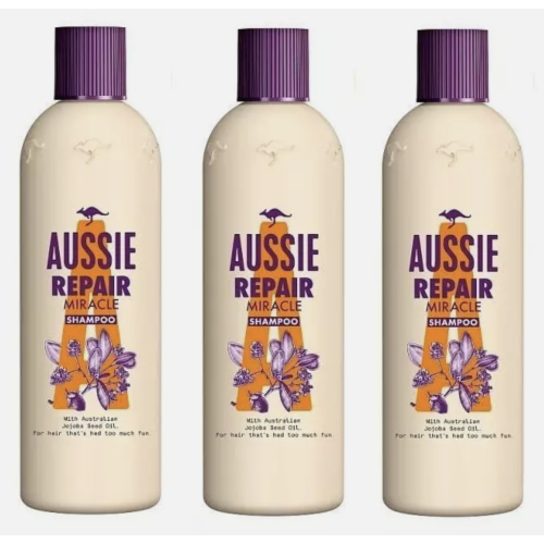 Aussie aussie repair miracle shampoo 300ml x 3