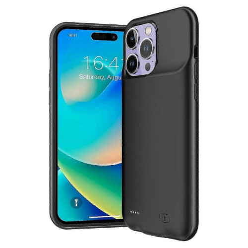 (Style A) Iphone 14 Pro Max 8500mah External Battery Case Power Bank 1