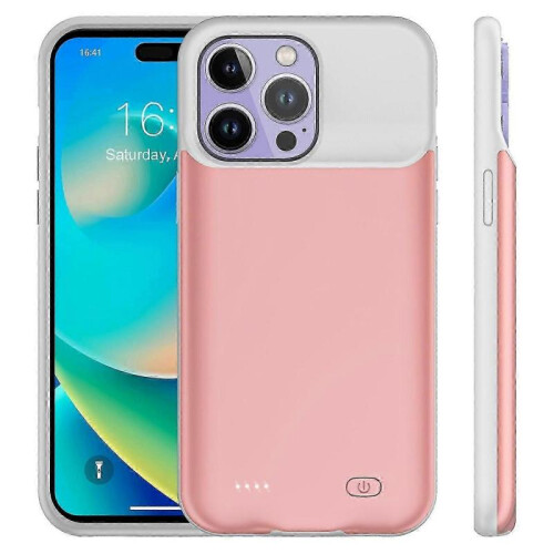 (Style C) Iphone 14 Pro Max 8500mah External Battery Case Power Bank 2