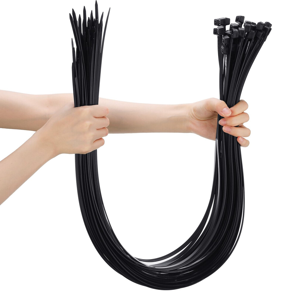 50 Pcs Zip Ties Strong Large Cable Wire Ties Zip Industrial Sturdy Wire 354398634959