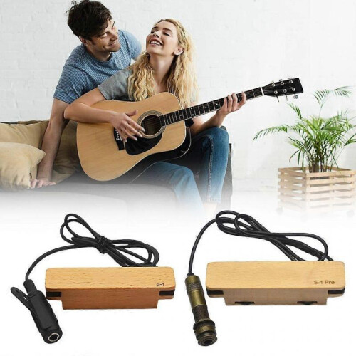 (A) External Guitar Pickup Guitar Sound Amplifier Beginner Guitar Accessory 1