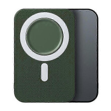 (Green) W10 10000mah Magnetic Power Bank 15w Wireless Fast Charging Pd 22.5w Portable External Battery Pack