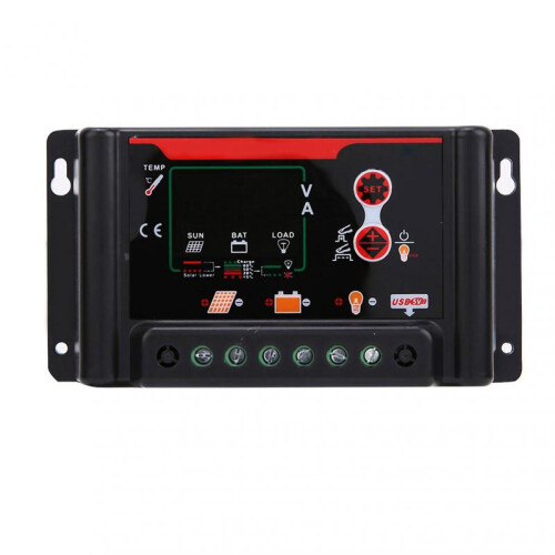 Lithium Battery and Acid Battery Universal Solar Controller 12V/24V/11.1V 10A