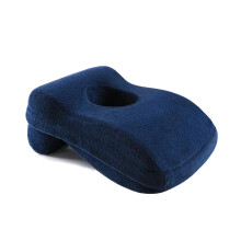 Office Desk Nap Sleeping Cushion Pillow, Face Down Nap Pillow with Brethable Hole Design, Memory Foam Pillow for Travel, School, Washable Velvet Cover