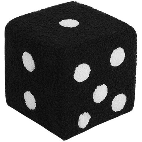 Shoes Stool Footstool Dice Design Soft Comfortable Living Room,Dice Stool Soft Small Foot Stool 1