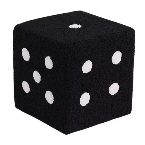 Shoes Stool Footstool Dice Design Soft Comfortable Living Room,Dice Stool Soft Small Foot Stool