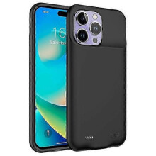 (Black) D98s 8500mah External Battery Case Compatible For Iphone 14 Pro Max Portable Charging Case Power Bank Phone Case, Support Audio Fu