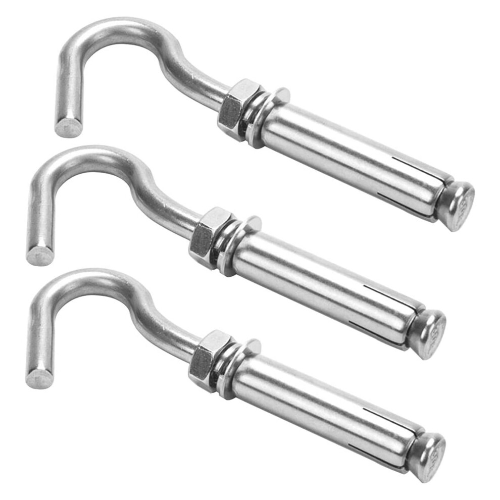 Stainless Steel Expansion Sleeve Anchor Screw Bolts,3 Pieces Of Anchor Bolts With Hook Openings 620376411127