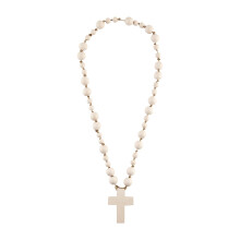 Decorative Cross Beads, 23', Pink