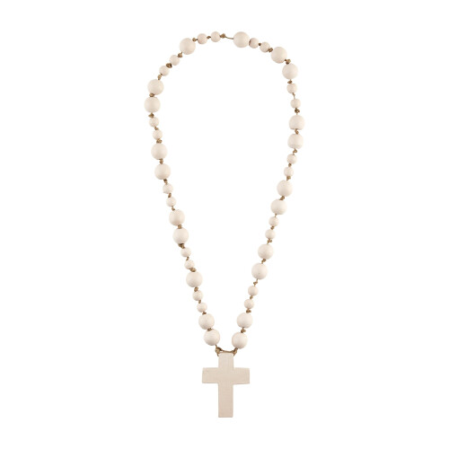 Decorative Cross Beads, 23', Pink