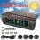 Wireless Solar TPMS LCD Car Tire Pressure Monitoring System with 4 External Sensors Solar Automatic 2