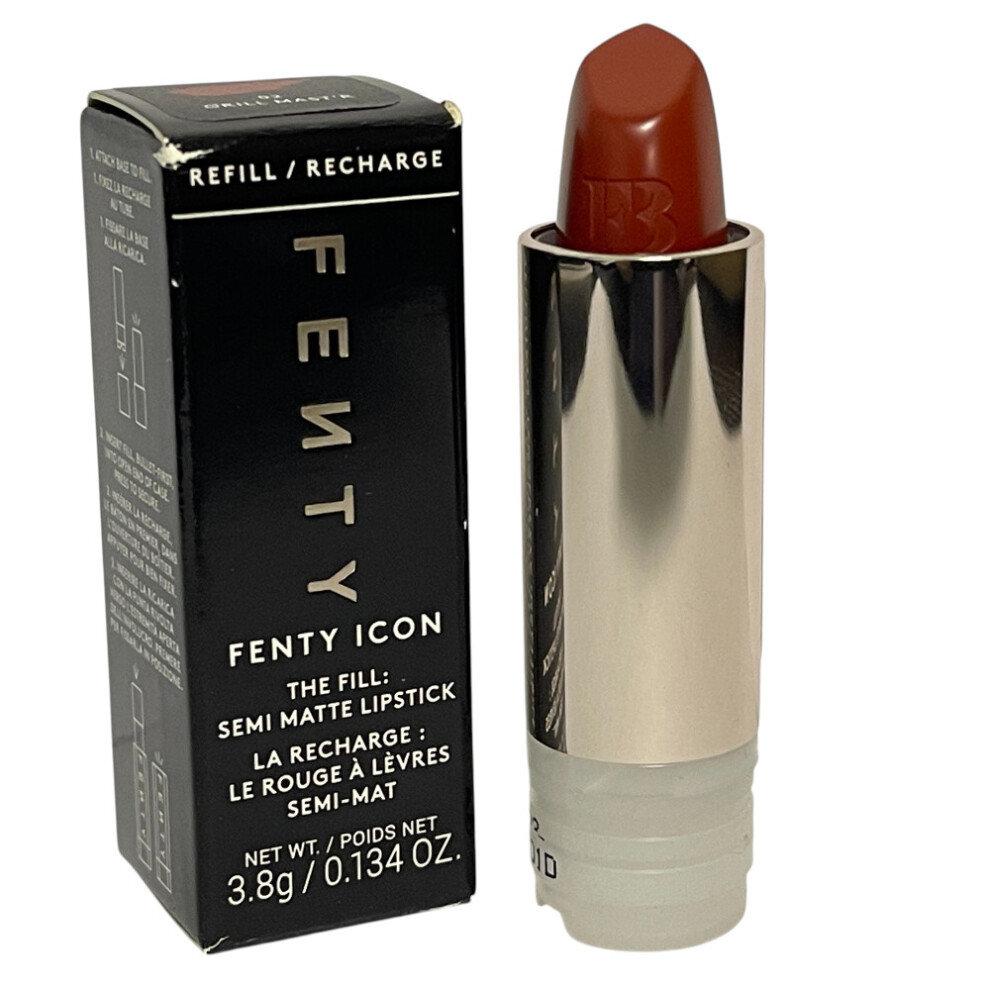 Fenty Beauty Icon Semi Matte Refillable Lipstick 3.8g Grill Mast'r