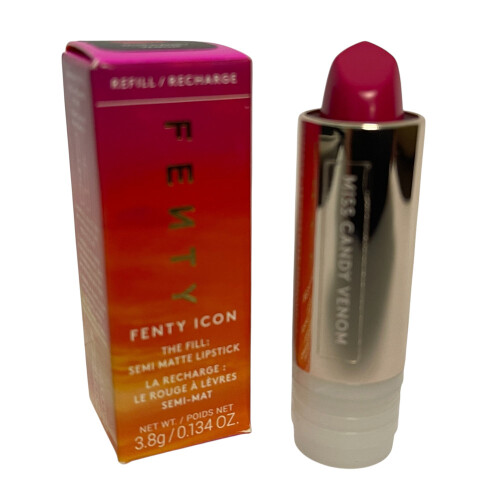 Fenty Beauty Fenty Beauty Icon Semi Matte Refillable Lipstick 3.8g Miss Candy