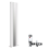 (1800x380mm, White) iBathUK Strata Anthracite Double Panel Mirror Radiator , Designer Radiators, Double Panel Radiators 1