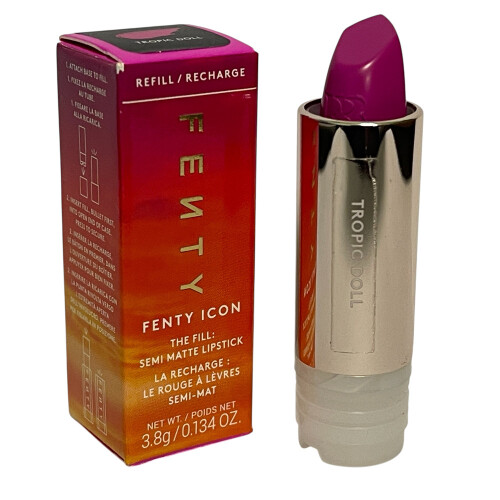 Fenty Beauty Fenty Beauty Icon Semi Matte Refillable Lipstick 3.8g Tropic Doll